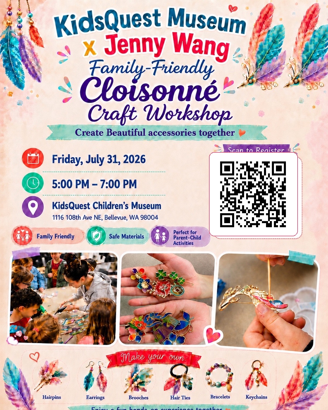 Family-Friendly Cloisonné Craft Workshop